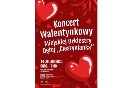 Koncert Walentynkowy Miejskiej Orkiestry Dętej "Cieszynianka"